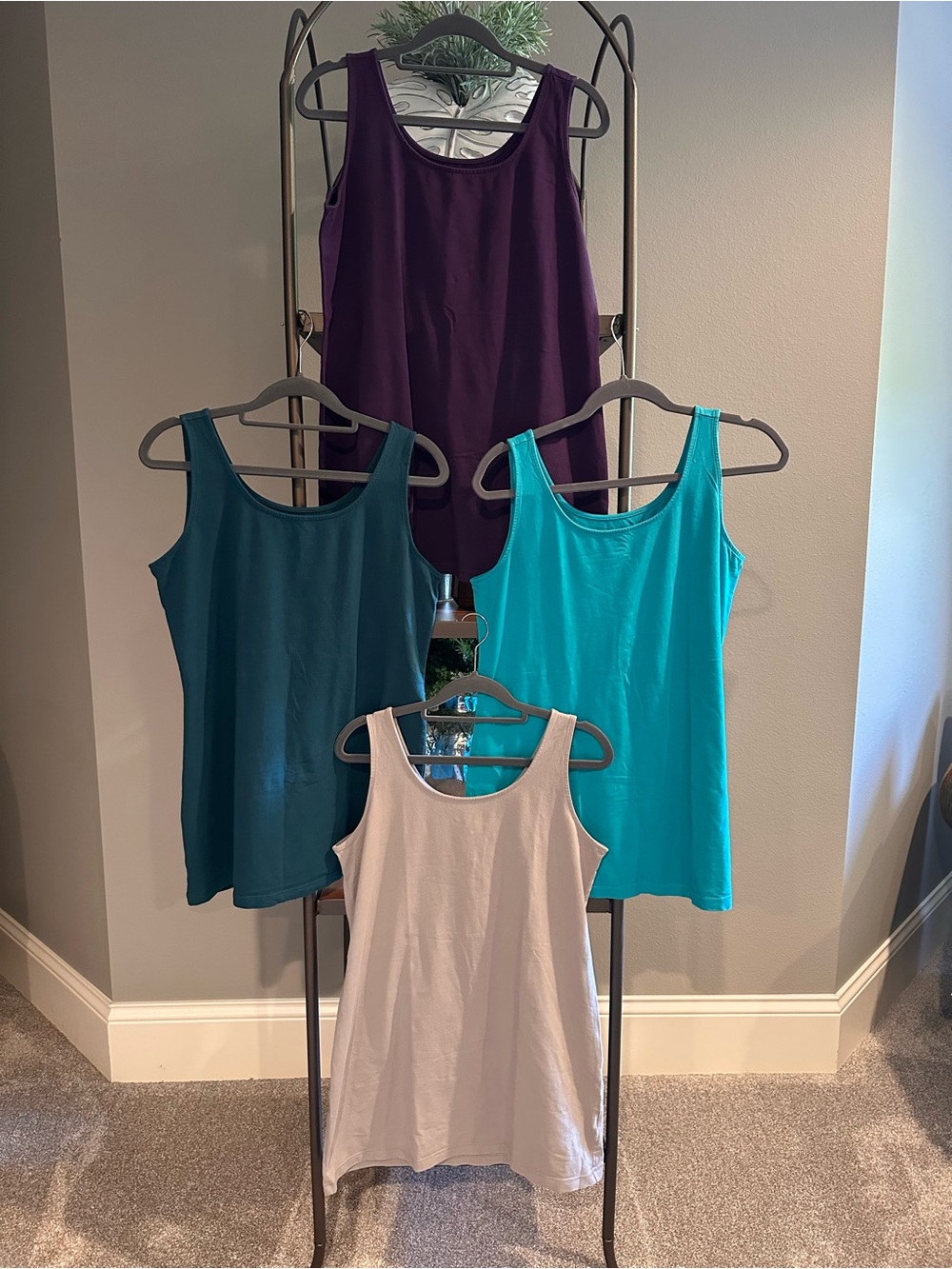 Set of 4 ~ Soma Tunic-length Tank Tops